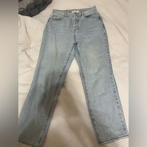 Pacsun High Rise Straight Lightwash Jeans | Size: 27